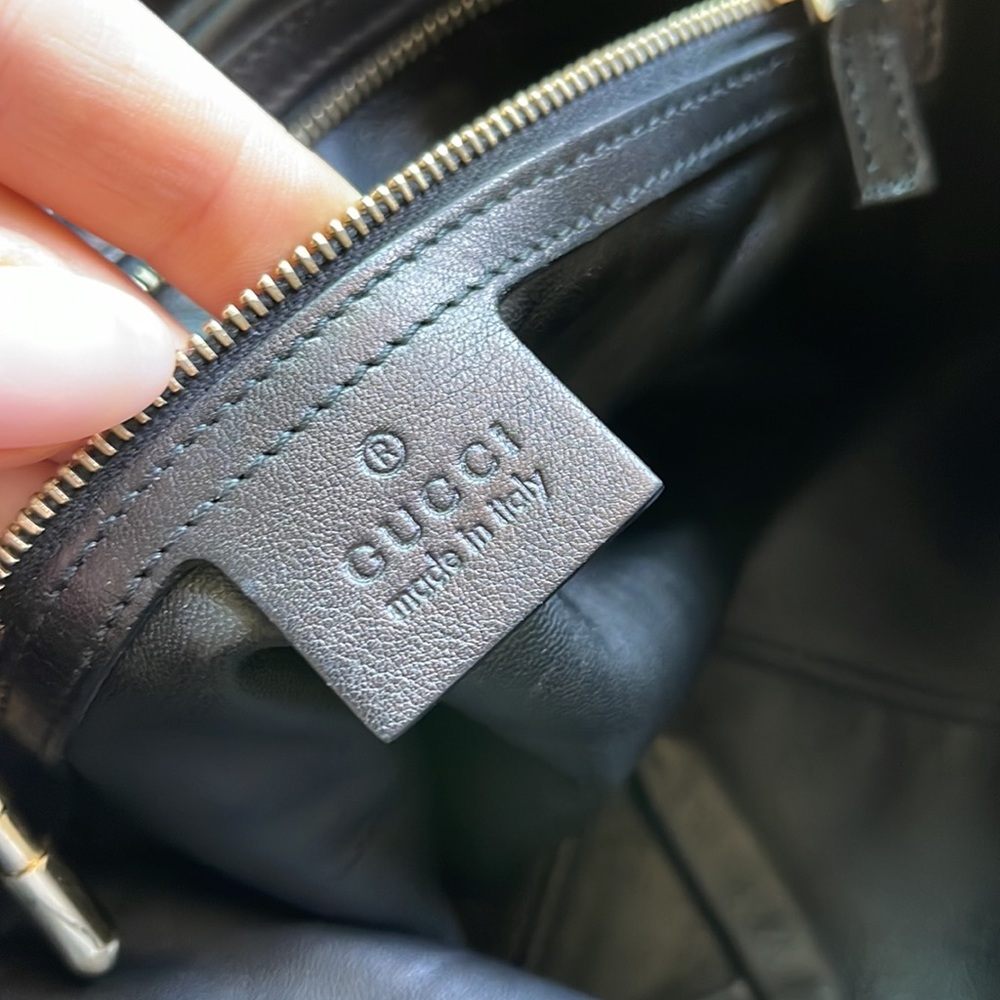 Gucci Large New Jackie Black Python - image 5